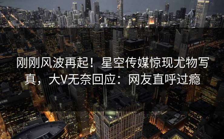 刚刚风波再起！星空传媒惊现尤物写真，大V无奈回应：网友直呼过瘾