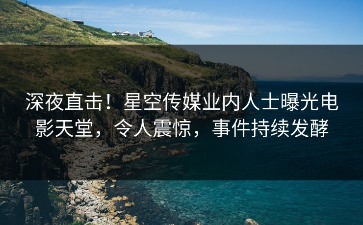 深夜直击！星空传媒业内人士曝光电影天堂，令人震惊，事件持续发酵